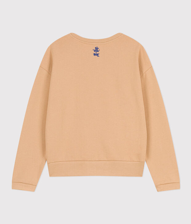 Sweatshirt en molleton Femme beige