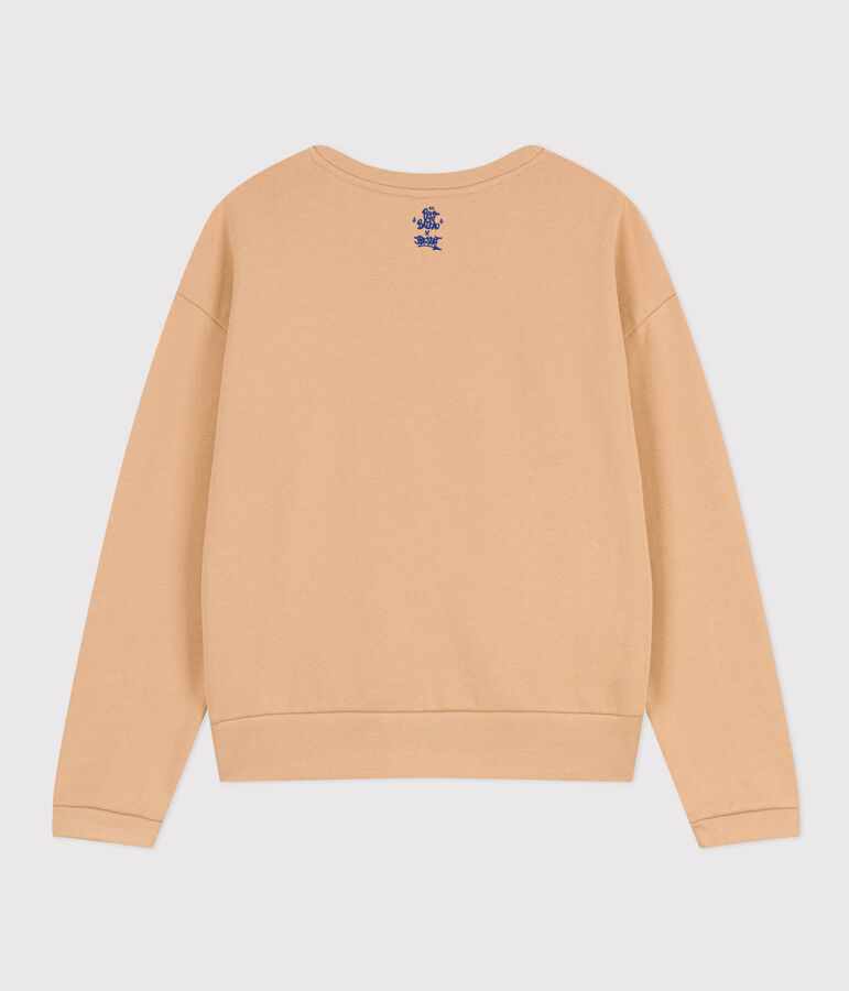 Sweatshirt en molleton Femme beige TOURONE