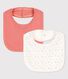 Lot de 2 bavoirs bébé en coton