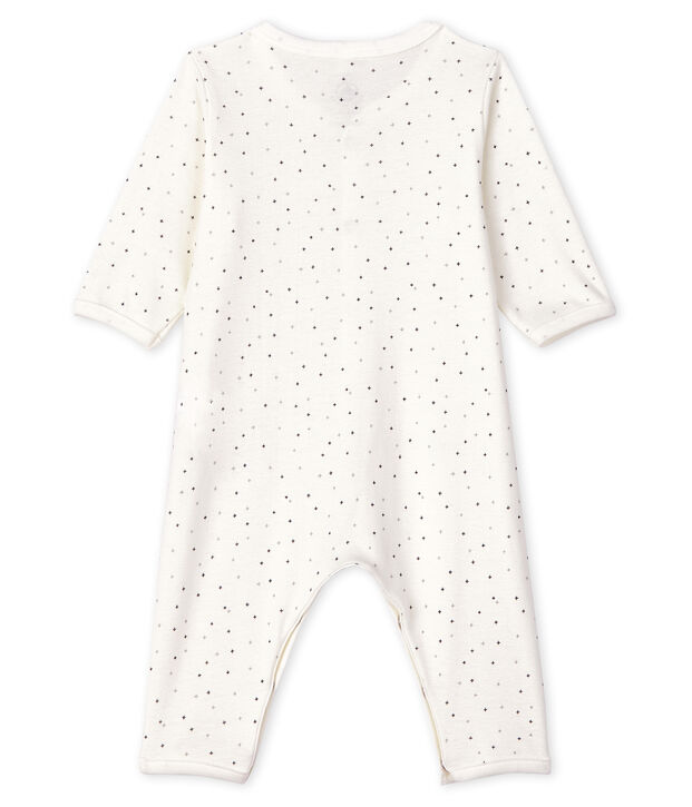 Dors-bien sans pieds b&eacute;b&eacute; petites &eacute;toiles en coton biologique blanc/multicouleur