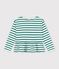 Marini&egrave;re enfant en coton vert/vert