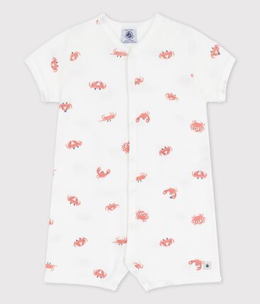 PETIT BATEAU - Combicourt bébé petits crabes en coton