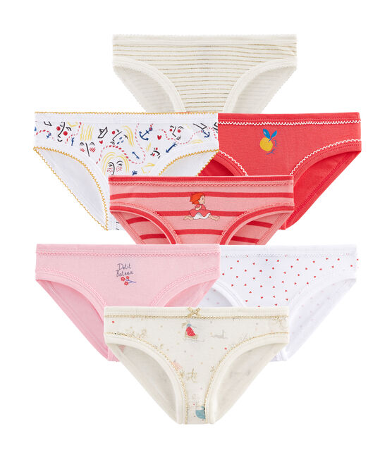 Pochon surprise de 7 culottes fille variante 1