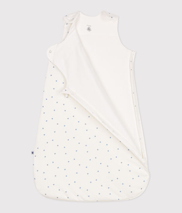 Gigoteuse b&eacute;b&eacute; en coton imprim&eacute; TOG 1.5 blanc/bleu