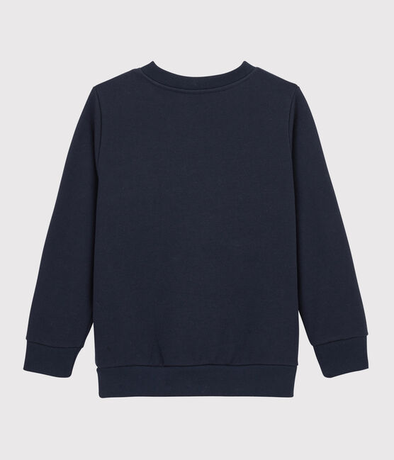 Sweatshirt enfant garçon bleu SMOKING
