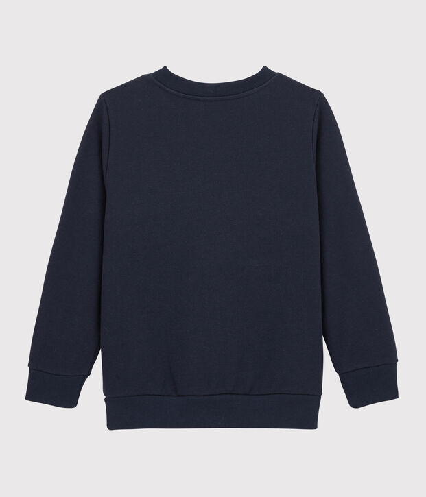 Sweatshirt enfant gar&ccedil;on bleu