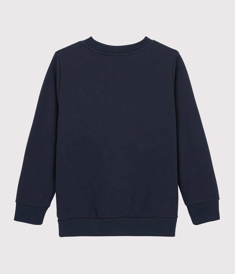 Sweatshirt enfant gar&ccedil;on bleu SMOKING