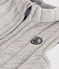 Gilet sans manche en tubique bébé gris CHATON CHINE