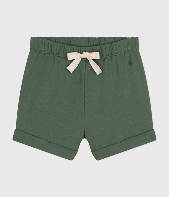 Short en jersey léger bébé vert CROCO