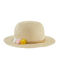Chapeau de paille enfant fille blanc MARSHMALLOW