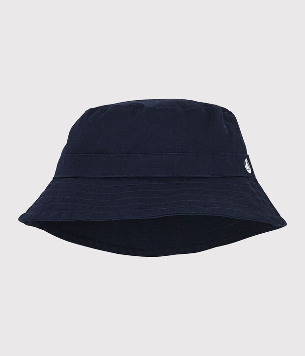 Bob en twill enfant mixte bleu marine