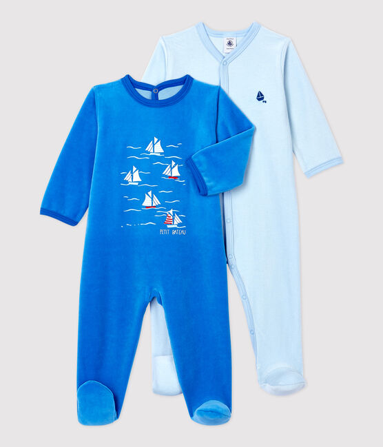 Lot de 2 dors-bien bébé en velours variante 1