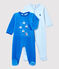 Lot de 2 dors-bien bébé en velours variante 1