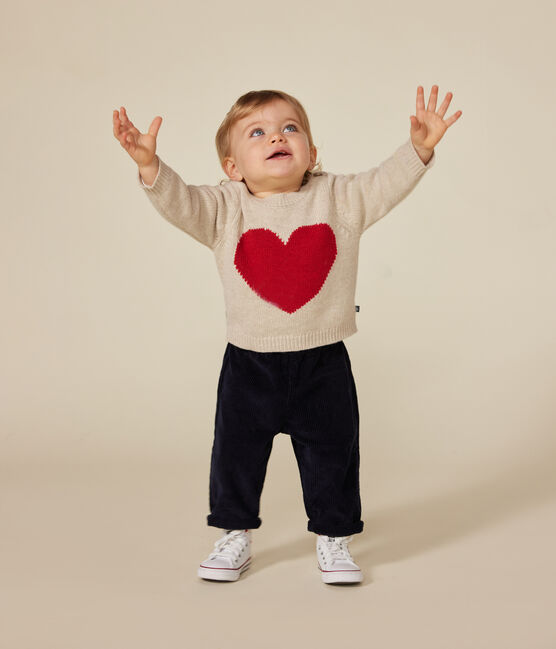 Pull en tricot contenant de la laine bébé AVALANCHE/ CORRIDA