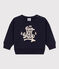 Sweatshirt en molleton bébé bleu SMOKING