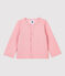 Cardigan en tubique matelassé bébé. rose CHARME