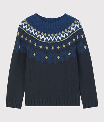 Pull laine et coton enfant garçon