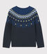Pull laine et coton enfant garçon