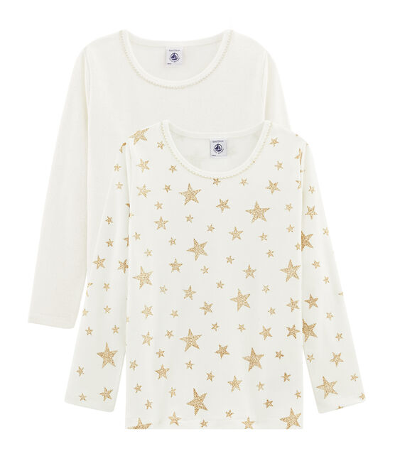 Duo de tee-shirts manches longues petite fille variante 1