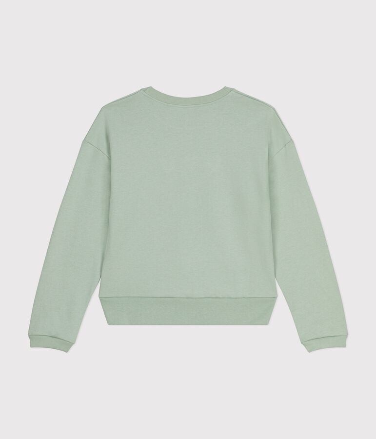 Sweatshirt en molleton femme vert HERBIER