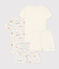 Lot de 2 pyjacourts animaux en coton petite fille variante 1