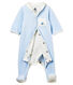 Bodyjama bébé garçon en velours milleraies
