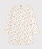 Chemise de nuit fleur petite fille en coton blanc MARSHMALLOW/blanc MULTICO