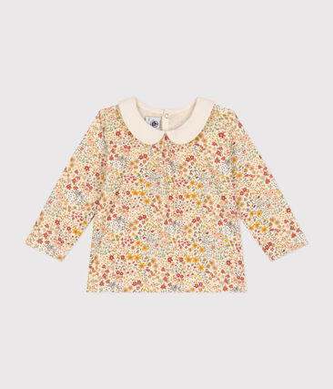 Blouse avec col en coton bébé