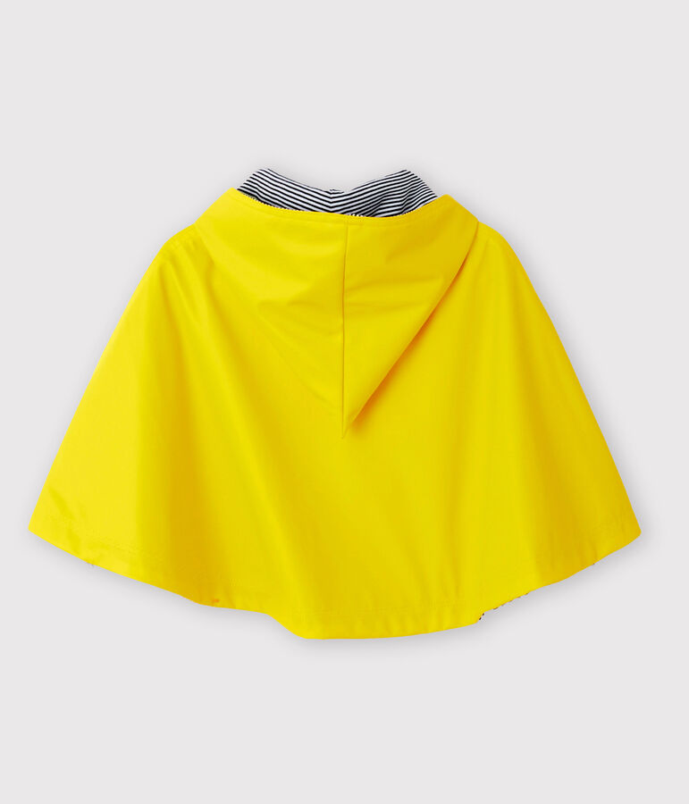 Cape de pluie d&eacute;perlante b&eacute;b&eacute; mixte jaune