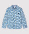 Chemise en popeline enfant garçon blanc MARSHMALLOW/blanc MULTICO
