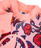 Tee shirt anti-UV UPF 50+ écoresponsable enfant fille rose PATIENCE/blanc MULTICO