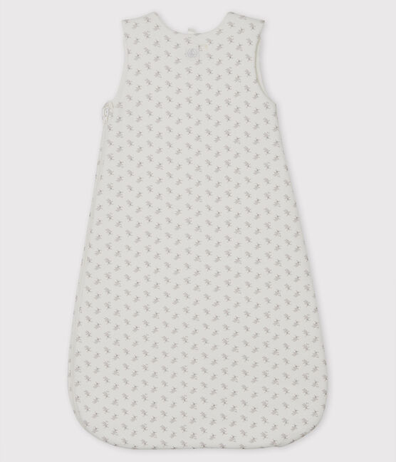 Gigoteuse bébé en côte blanc MARSHMALLOW/blanc MULTICO