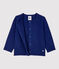 Cardigan en tricot bébé bleu MAJOR