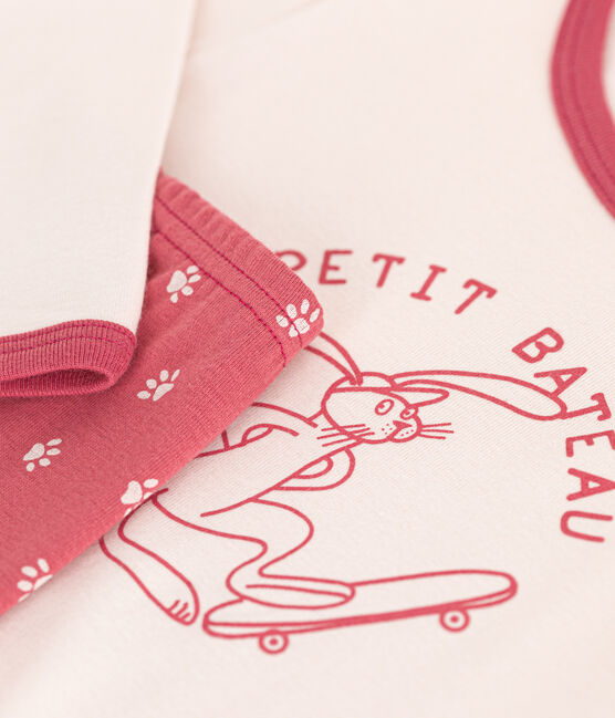 Pyjama garçon manches longues en coton PANACOTTA/ MULTICO