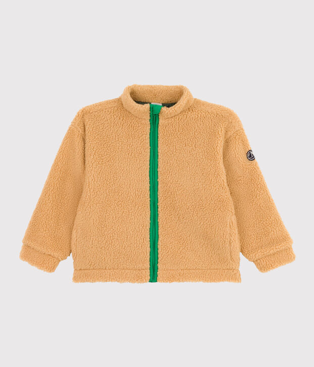 Veste en sherpa enfant beige