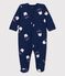 Dors bien bébé en coton biologique Tajinebanane x Petit Bateau bleu MEDIEVAL/blanc MULTICO