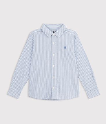 Chemise enfant en coton à rayures