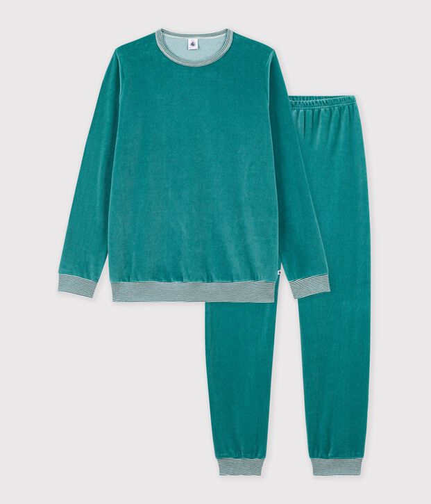 Pyjama enfant en velours uni NEW OLIVIER