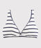 Soutien - gorge rayé Femme blanc MARSHMALLOW/bleu SMOKING
