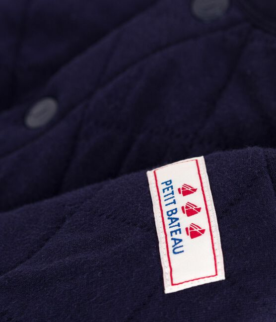 Cardigan bébé en coton épais uni SOIR
