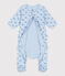 Bodyjama bébé en tubique baleine bleu TOUDOU/ ALASKA