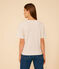 Tee-shirt le Boxy en coton femme beige MONTELIMAR CHINE