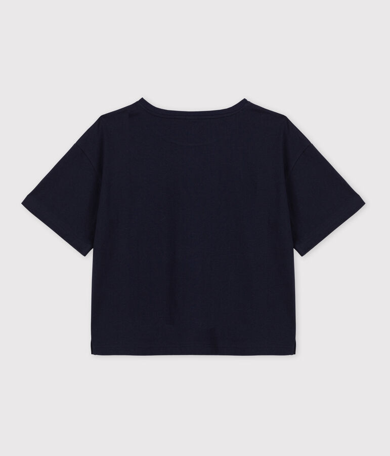 T-shirt LE BOXY en coton Femme bleu SMOKING
