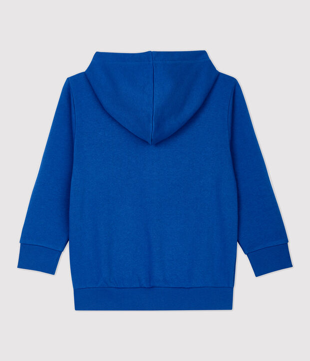 Sweatshirt &agrave; capuche enfant fille / gar&ccedil;on bleu