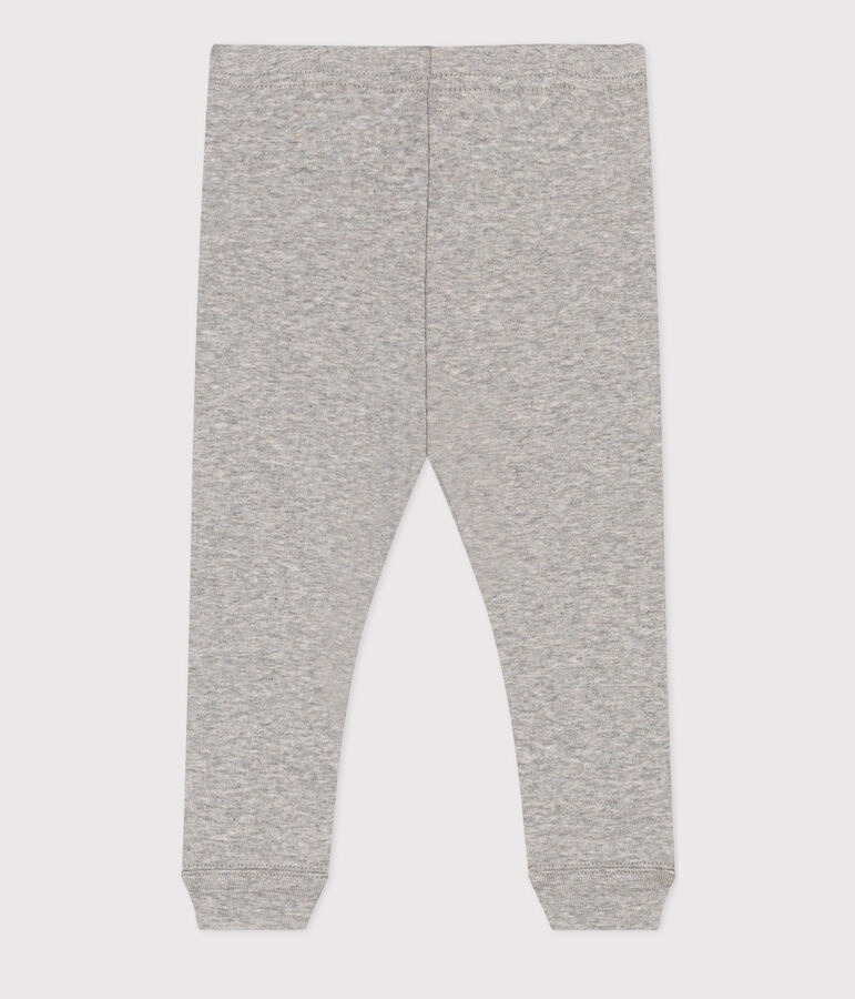 Legging en coton b&eacute;b&eacute; gris CHATON CHINE