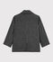 Caban en drap de laine garçon gris CITY CHINE
