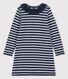Robe manches longues en coton enfant fille