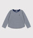 Tee-shirt manches longues en tubique enfant fille / garçon