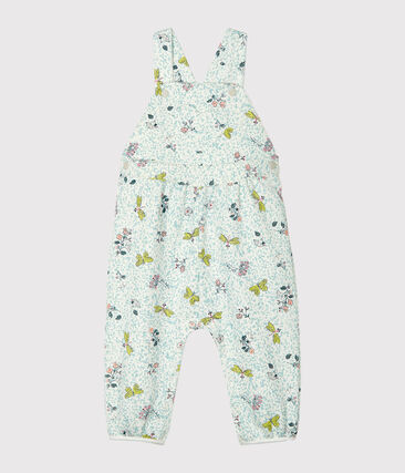 PETIT BATEAU - Salopette longue bébé fille en molleton