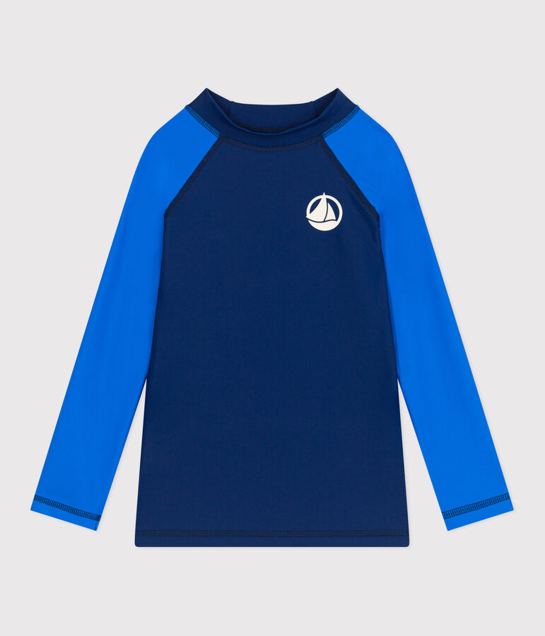 Tee-shirt anti-UV enfant bleu MEDIEVAL